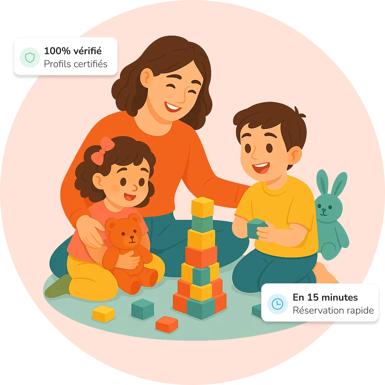 Babysitter illustration